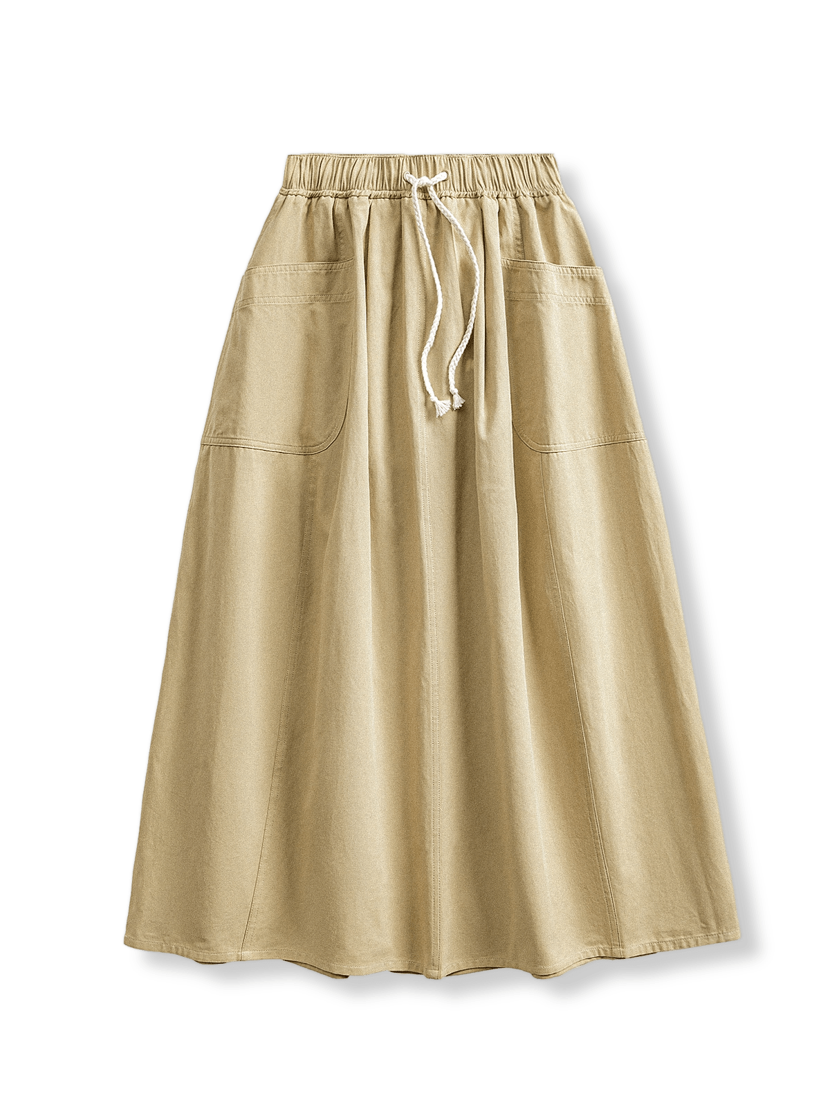 PESSOA CLUBのレトロAラインワークスカート正面ビュー