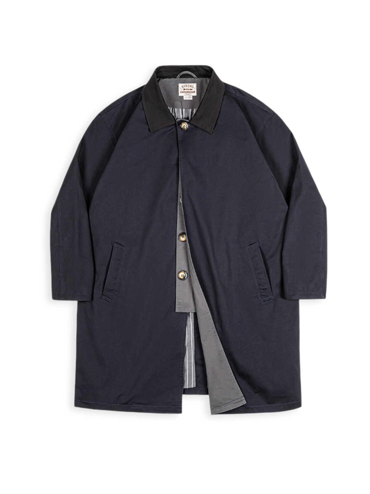 アーミーグリーンのバルマカーンコート製品イメージ