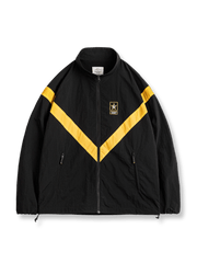 ARMYスタイルV字配色トレーニングジャケット