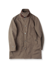 バルマーケン コーデュロイ シングル トレンチコート