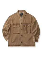 バイオ＆サンド ウォッシュ加工 デニム ジャケット