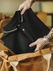 ストライプカラーポロ オーバーサイズ