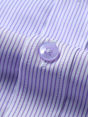 細ストライプ柄 ビジネスカジュアルシャツ