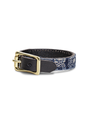 ボロ技法のパッチワークとレザーを組み合わせたヴィンテージ風バングル。