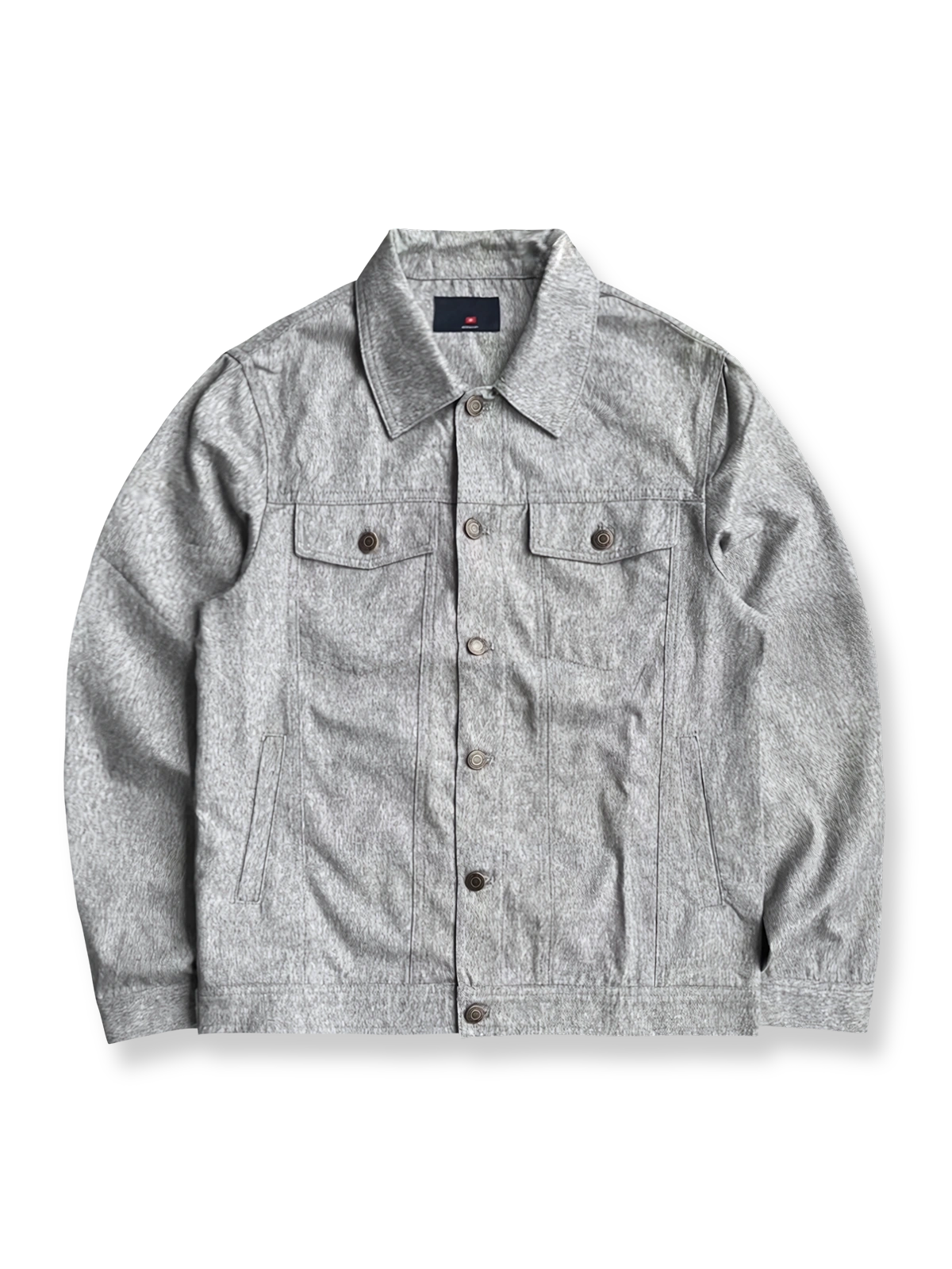起毛素材のフラップポケット付きワークジャケット