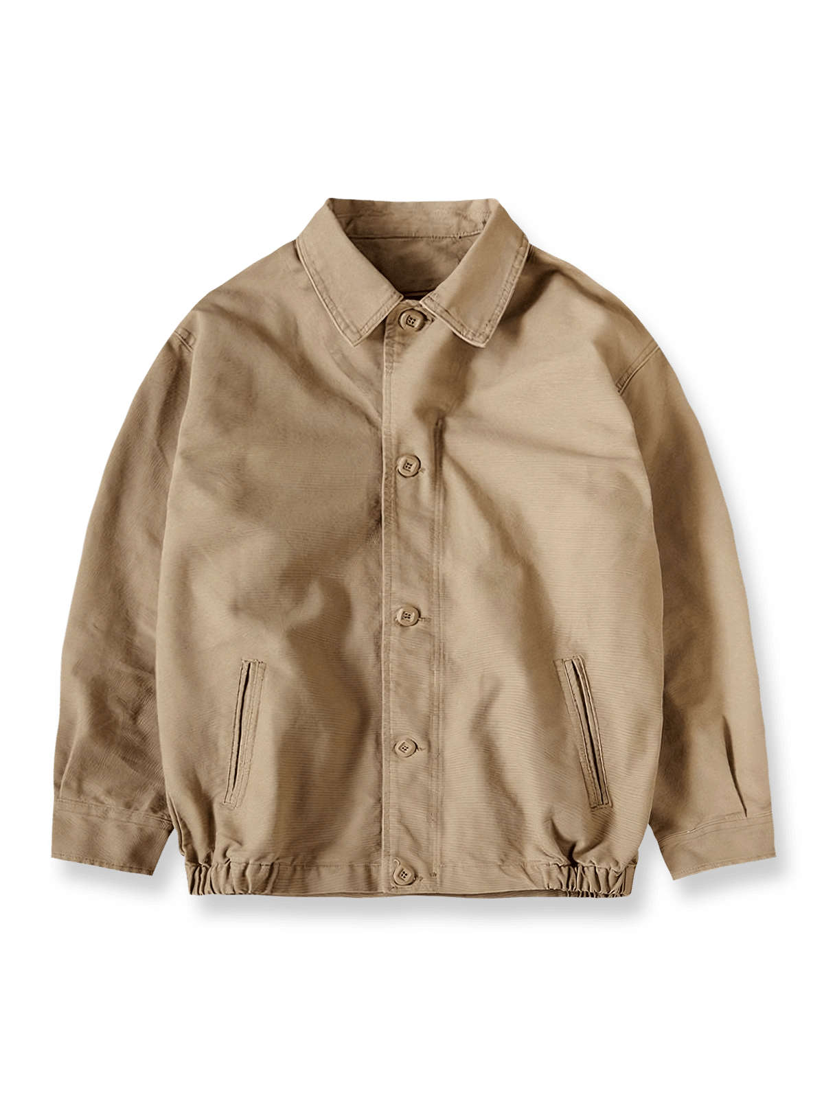 粗野な風合いが魅力のコットンキャンバストレーニングジャケット