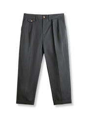 CHINOヴィンテージテーパードコットンパンツの全体像