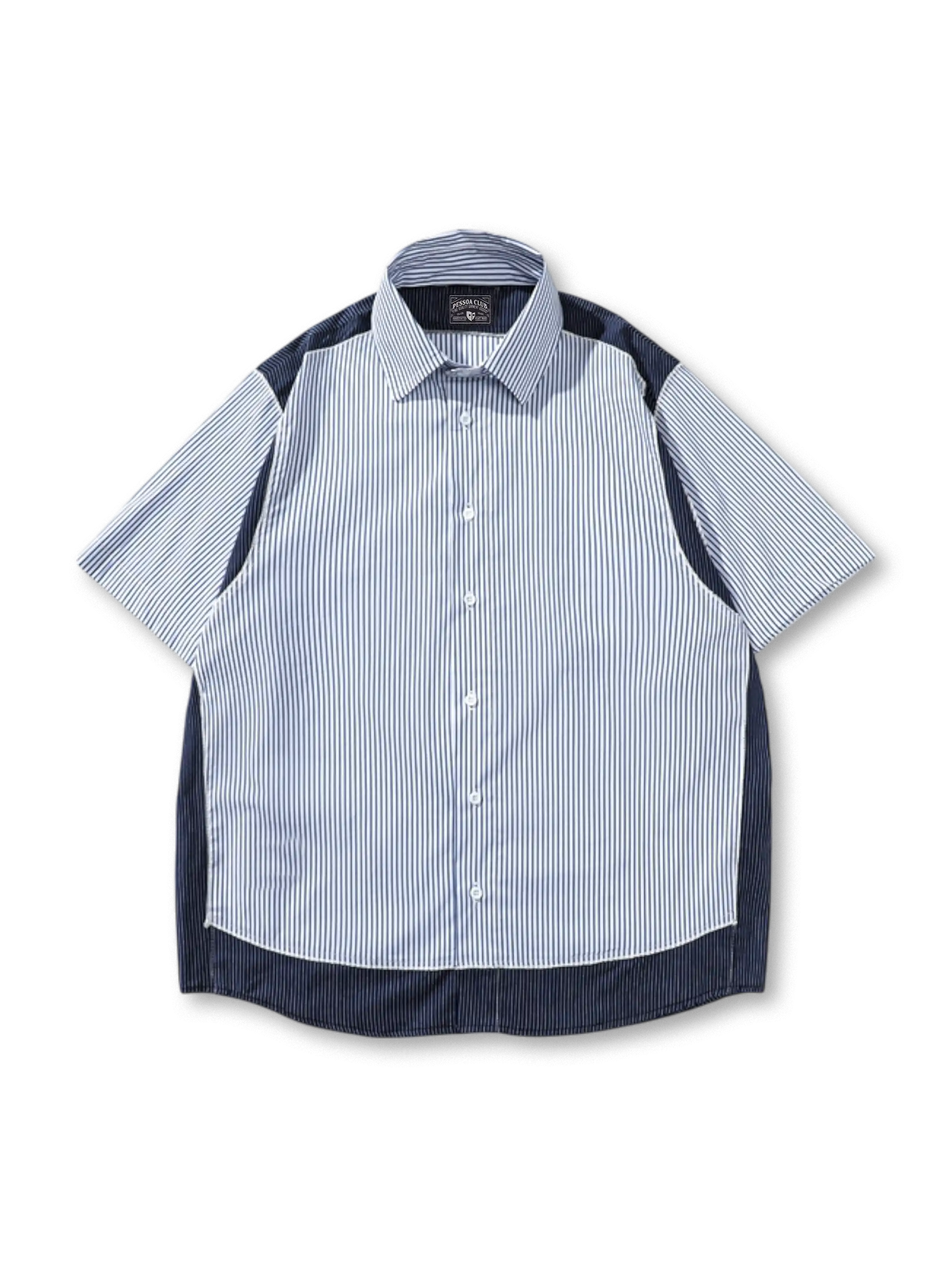パネル切り替えとストライプが映えるシティボーイシャツ