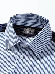 シティボーイパネルストライプシャツ