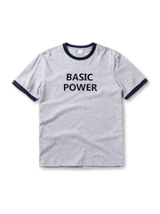 柔らかいコットン素材と配色切り替えが特徴のクラシックリンガーTシャツ