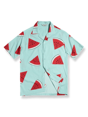 クラシックスイカ柄ハワイアンシャツ。