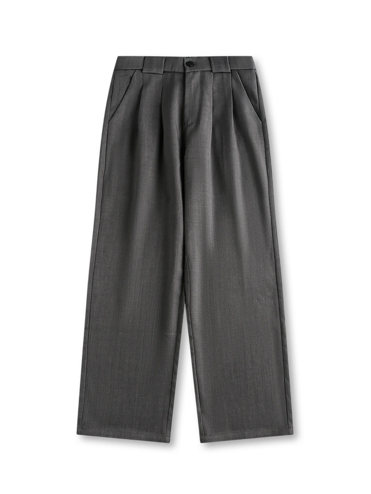 ダブルプリーツと落ち感が特徴のエレガントなワイドスラックス