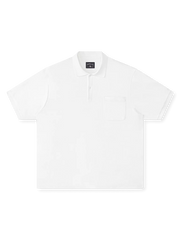 クラウドタッチ平編みニットポロシャツ