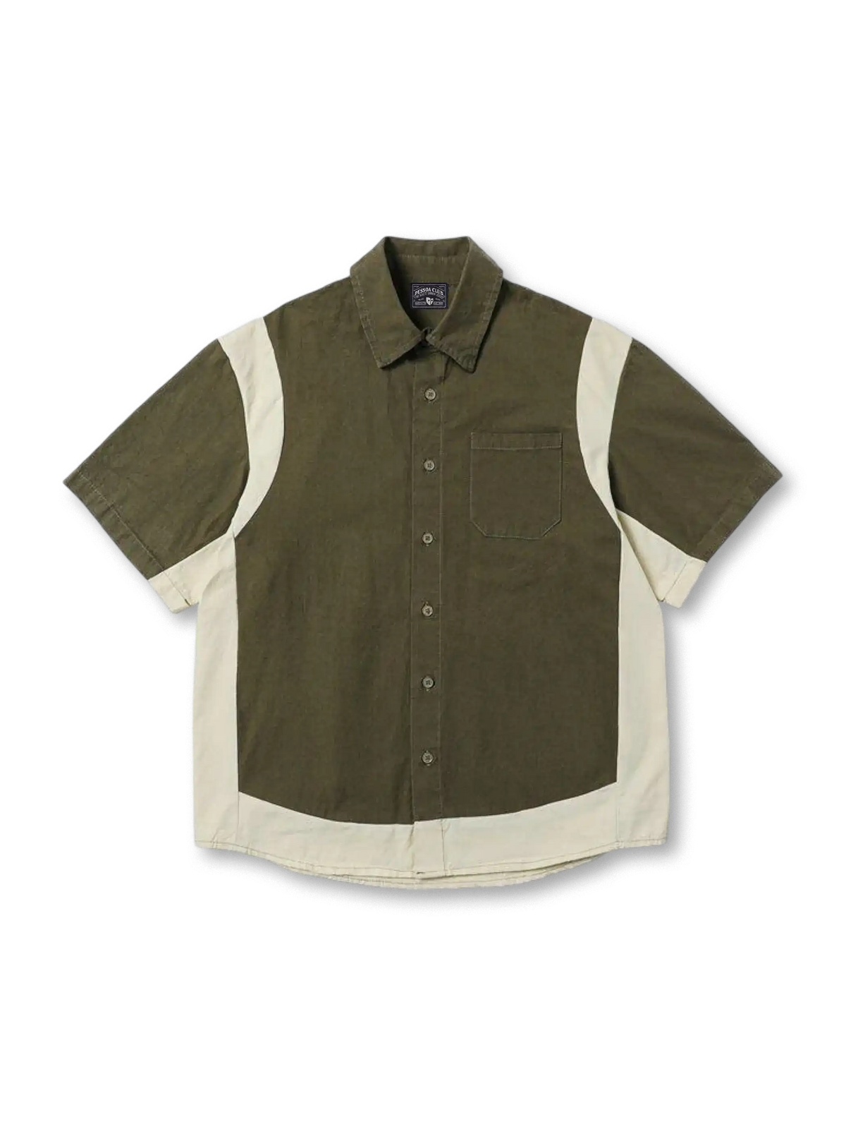 頑強なコットンと配色切り替えが特徴のアメリカンワークシャツ