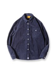 5色展開のコーデュロイカジュアルシャツ