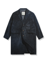 コーデュロイ ロングコート