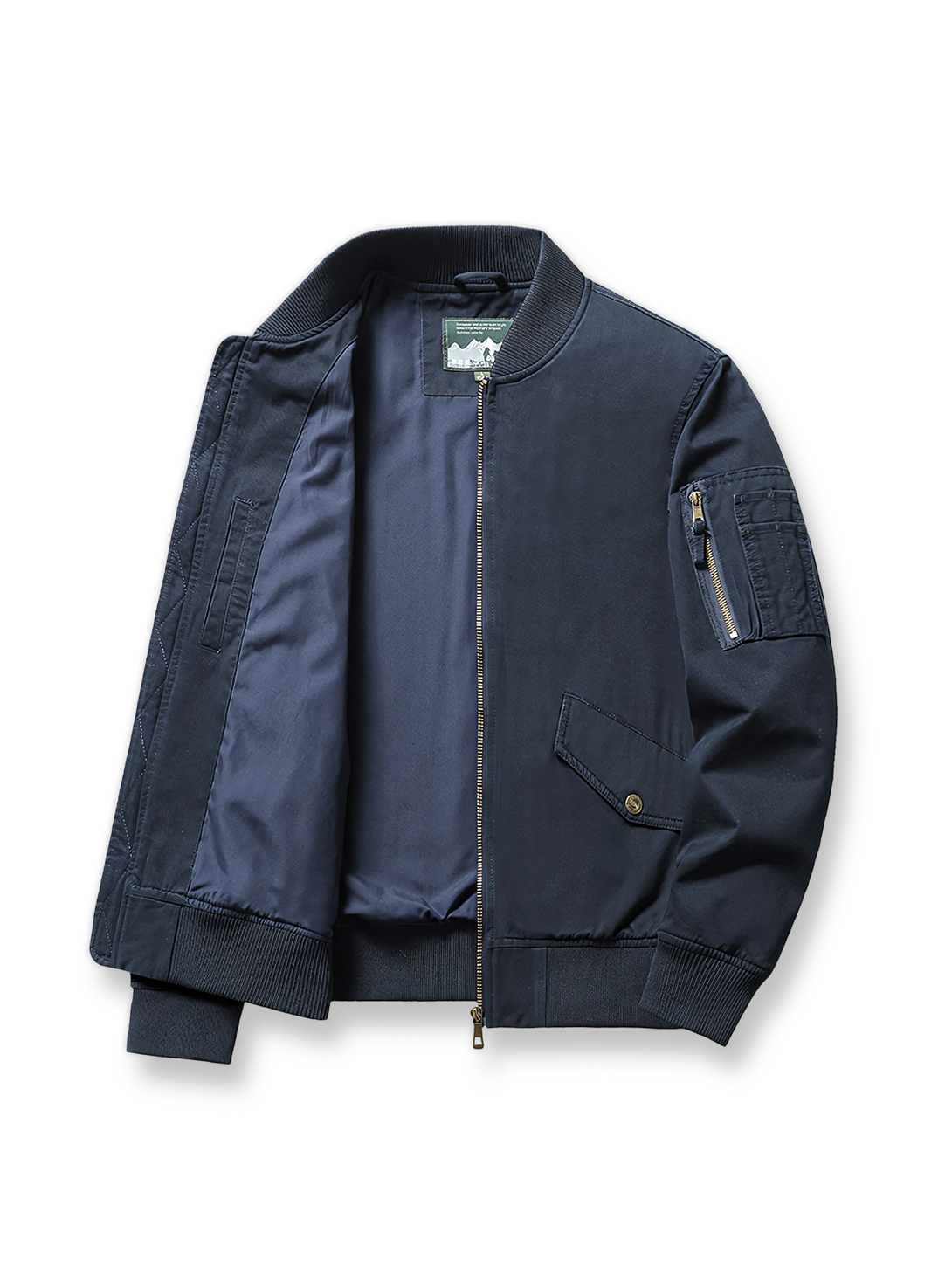 綿素材のフライトジャケットの製品イメージ
