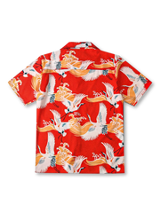 鶴浪アロハシャツ