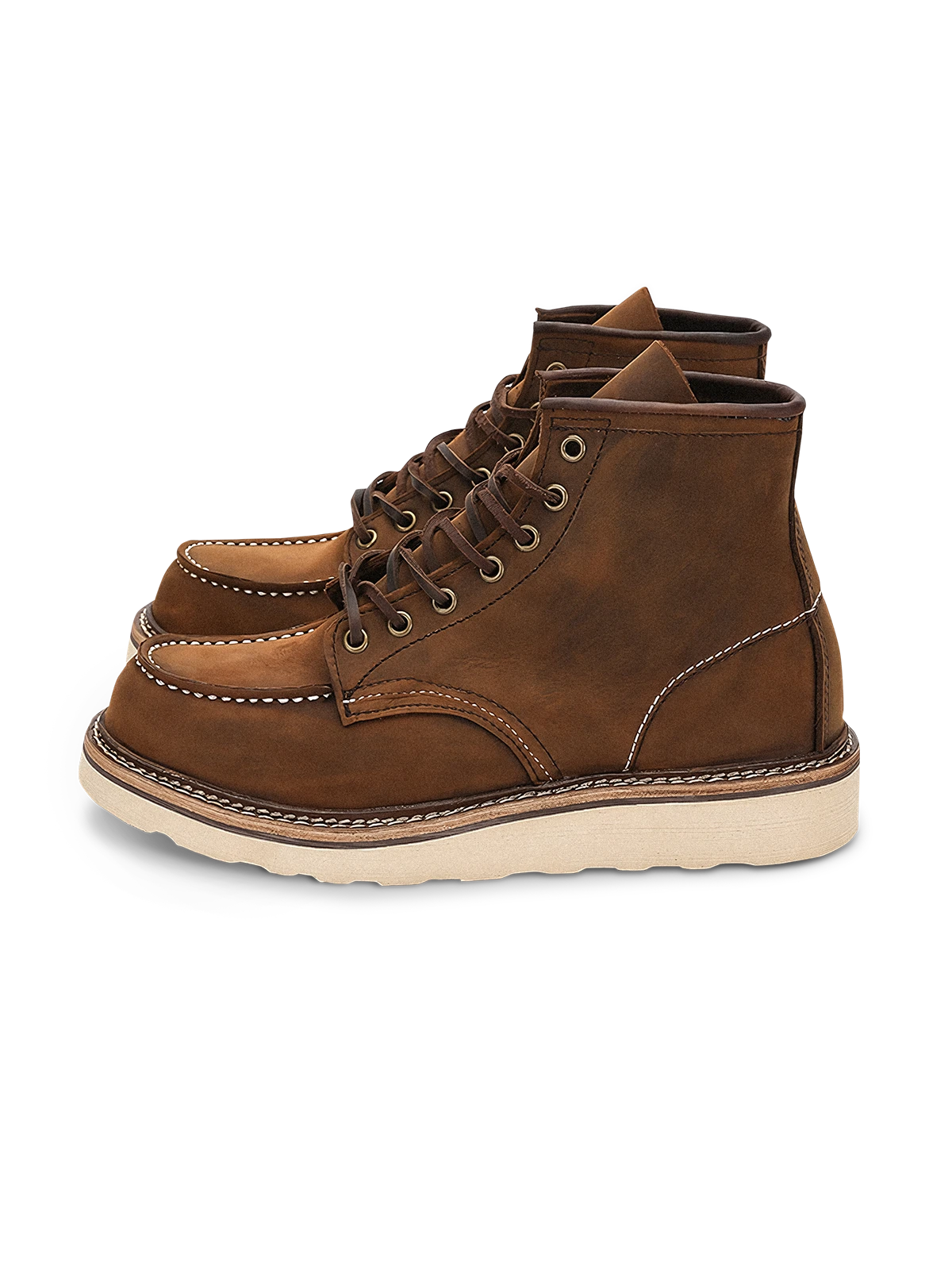 クレイジーホースレザーのレトロ風デザートブーツ。