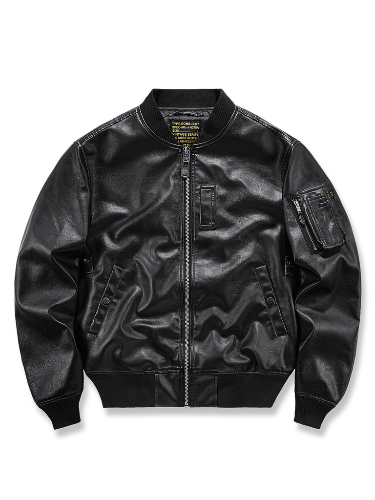 CWU-45/P レザーフライトジャケット「biker」-PESSOA CLUB