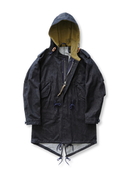 デニム素材のM51フィッシュテールコート