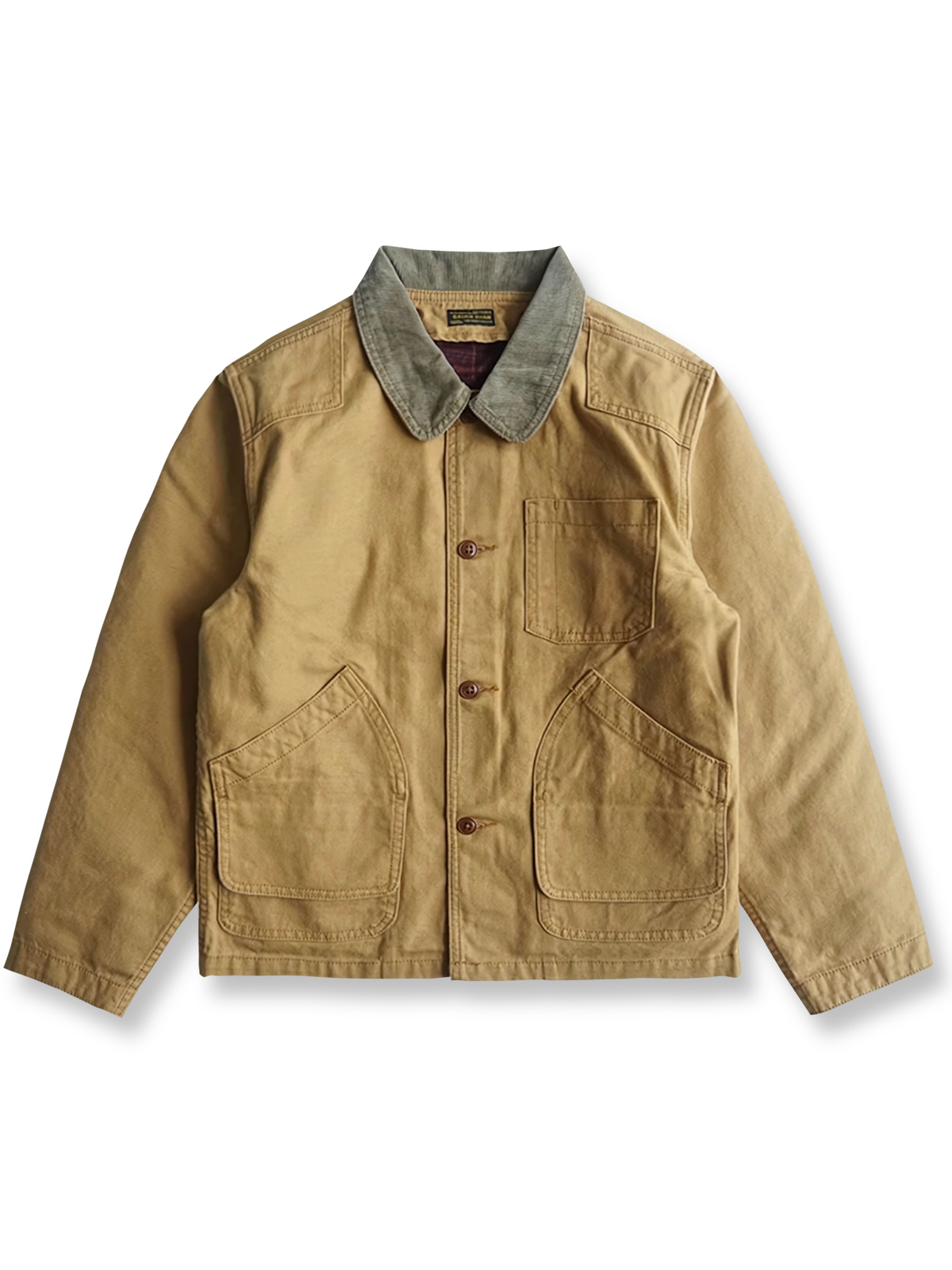 取り外し可能なウールインナー付きのハンティングジャケット