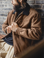 J001型 デトロイトジャケット ヘビーツイル キルティング裏地仕様