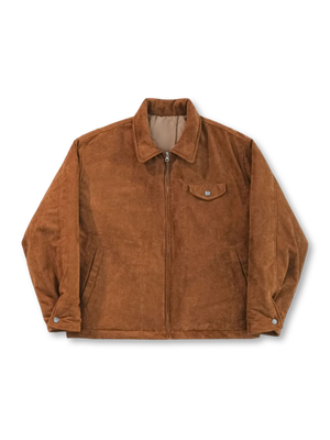 デトロイトスタイルスエードタッチジャケット-PESSOA CLUB