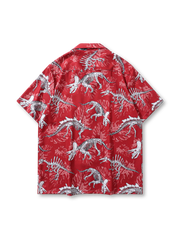 ダイナソースケルトンキューバシャツ