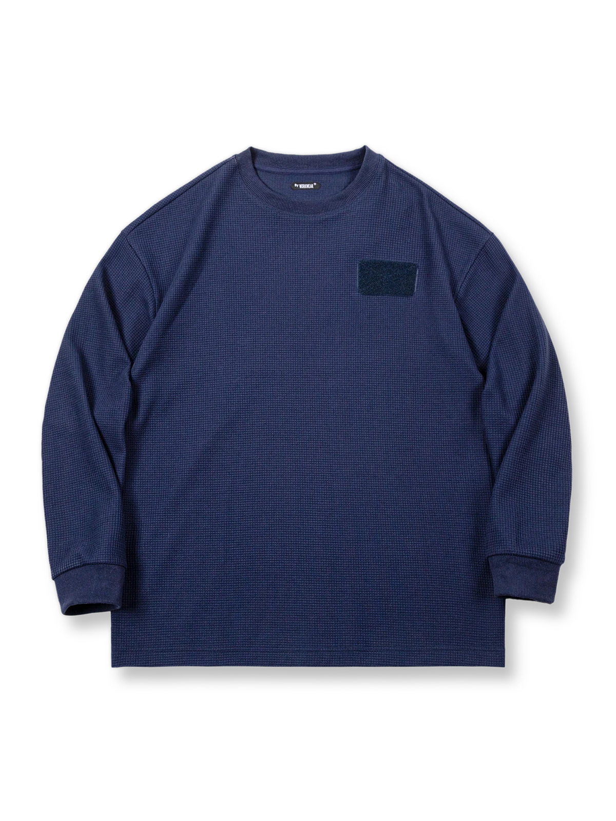 DIY マジックテープ ワッフル 長袖Tシャツ