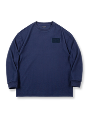 DIY マジックテープ ワッフル 長袖Tシャツ