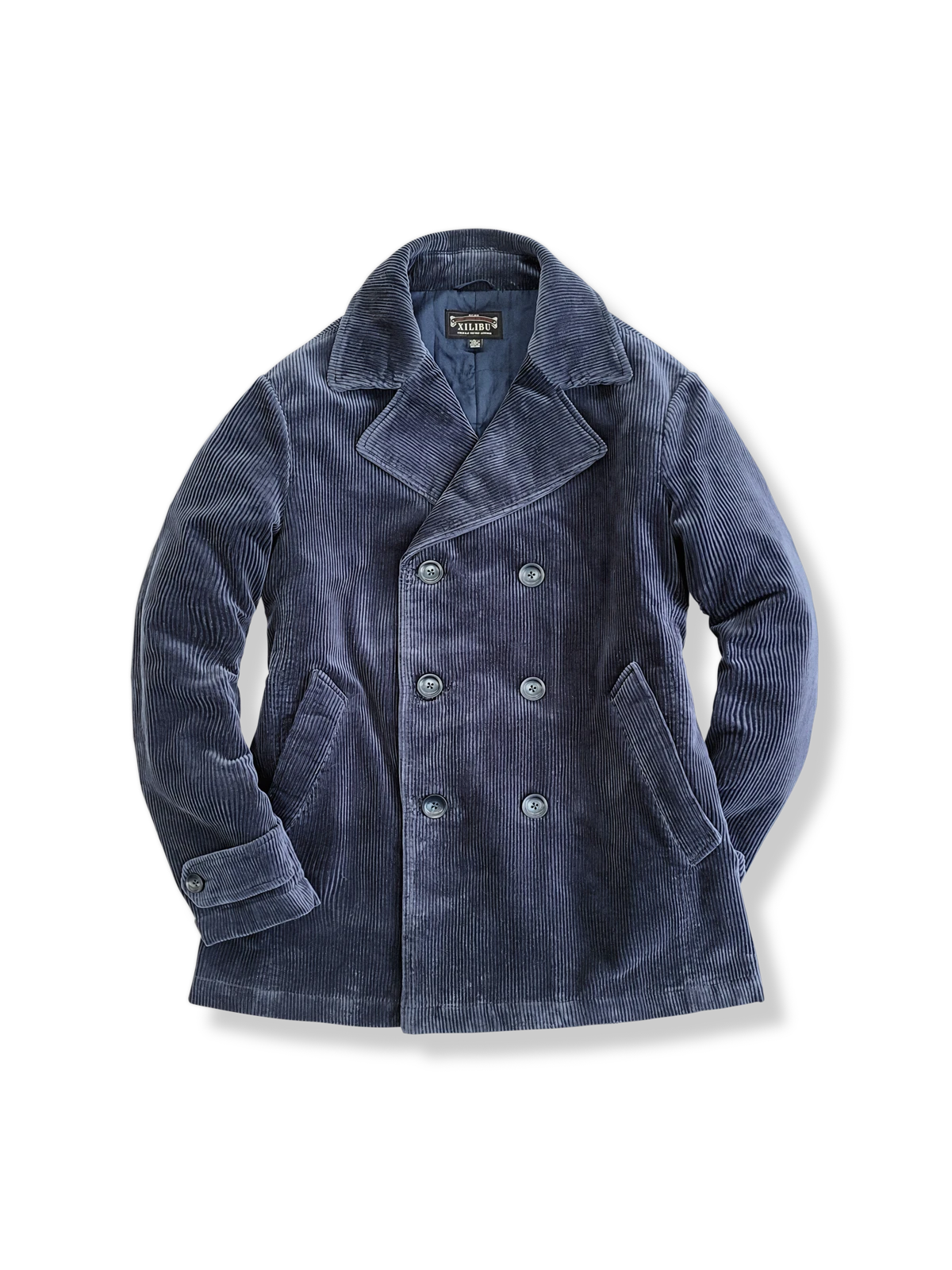 ダブルブレストコーデュロイテーラードジャケット