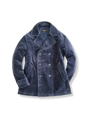 ダブルブレストコーデュロイテーラードジャケット