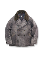 抜染加工とダブルブレストが特徴のヴィンテージワークジャケット。