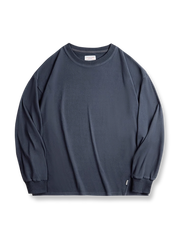 両面起毛素材のソフトフリース長袖Tシャツ