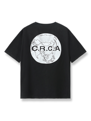 地球地図プリントTシャツ全体図