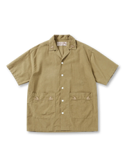 ヴィンテージ刺繍キューバカラーシャツ