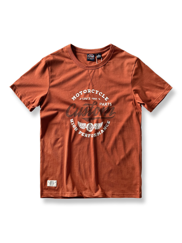 英字プリントのアメリカンヴィンテージ半袖Tシャツ