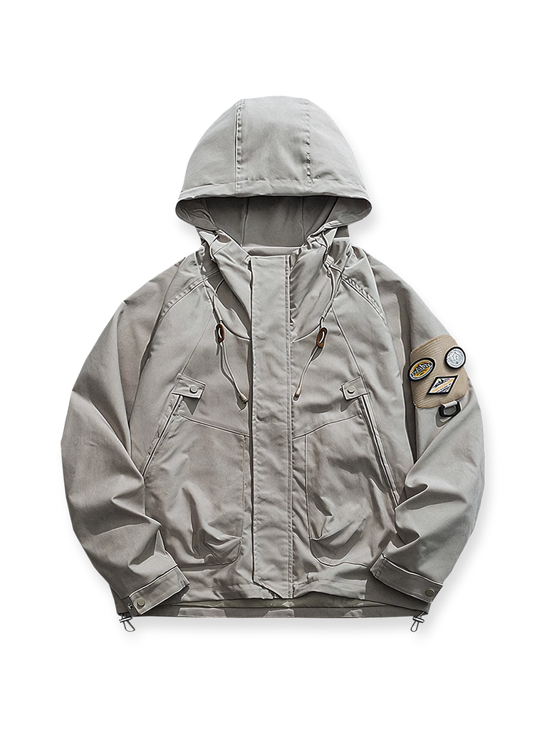 エポレット フード付き ワークジャケット -PESSOA CLUB