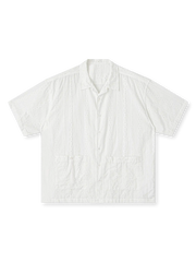 アイレットオープンカラーシャツ正面画像