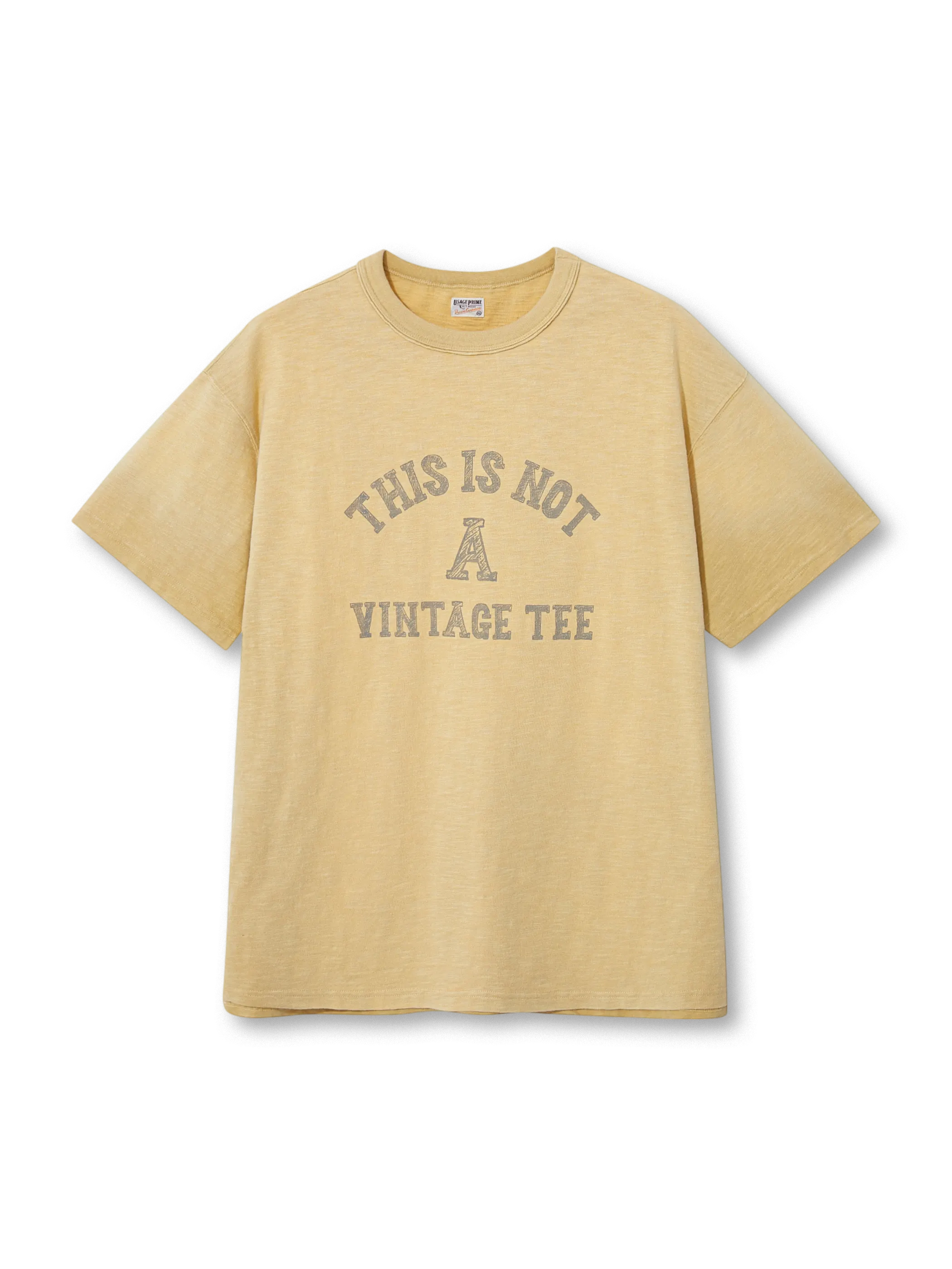 グラデーションフェード加工ヘンリーネックTシャツ