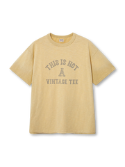 グラデーションフェード加工ヘンリーネックTシャツ