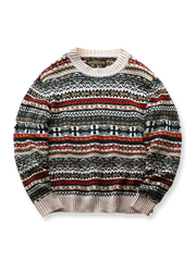 フェアアイル柄が華やかなホリデーシーズン向けクリスマスセーター