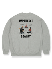 焚き火柄アメリカンレトロスウェットシャツ。