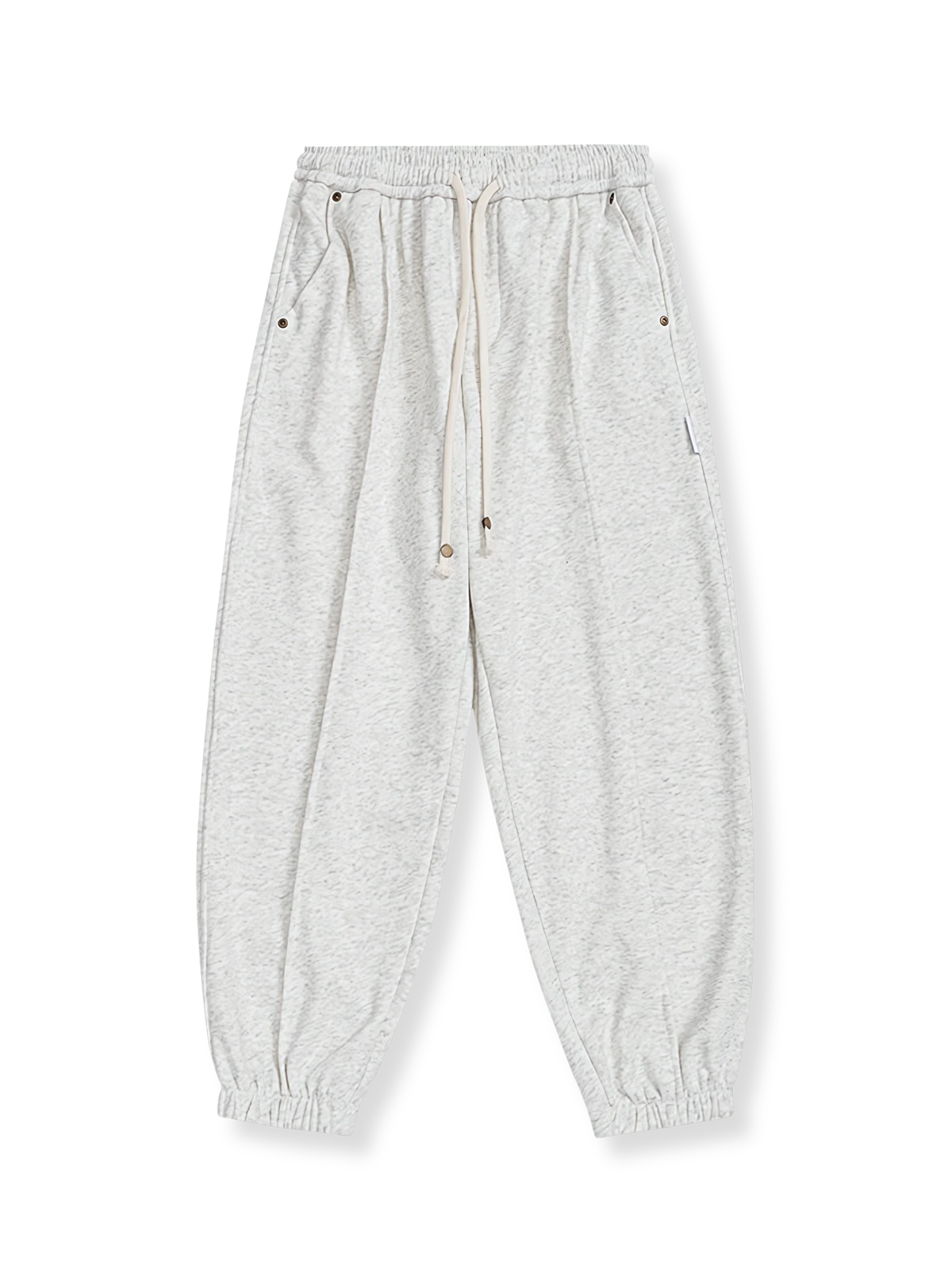 裾絞り裏起毛コットンジョガーパンツの製品イメージ