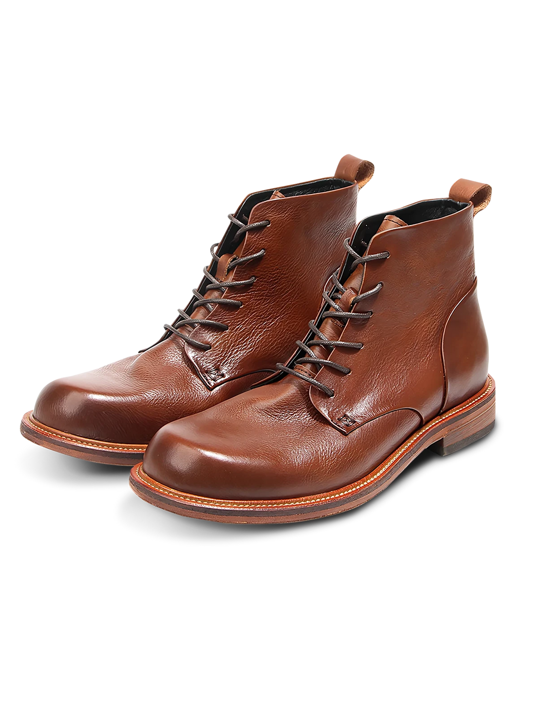 本革フルグレインのハイカットワークブーツ