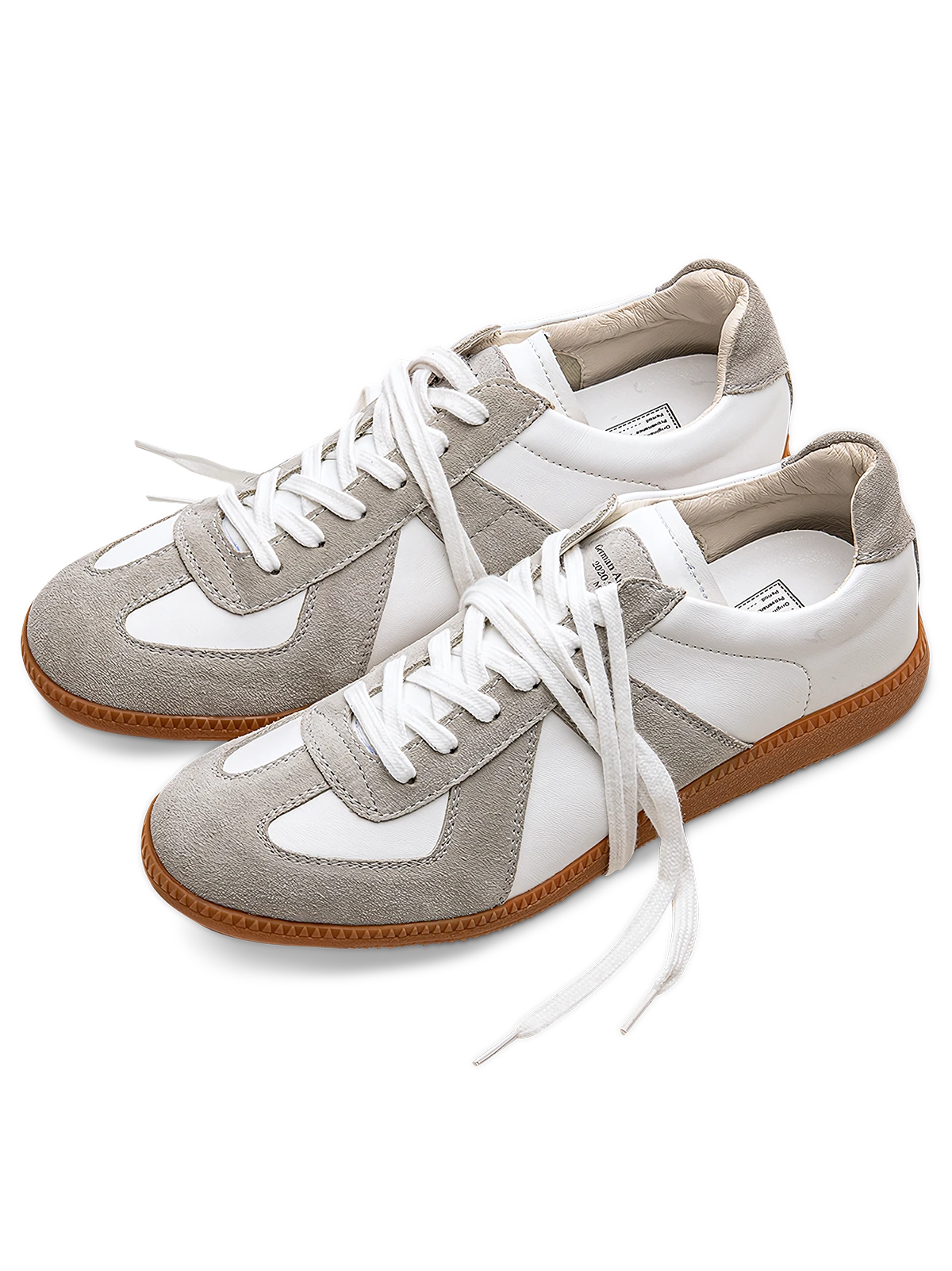 ドイツ軍トレーニングシューズのクラシックデザインを再現した多用途シンプルスニーカー