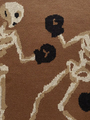 グラスジャウ・ボクシング柄ジャカードニット半袖