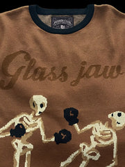 グラスジャウ・ボクシング柄ジャカードニット半袖