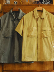 GORPコア多ポケットアウトドアシャツ